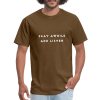Stay Awhile and Listen - Diablo - Men's T-Shirt - brown