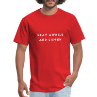 Stay Awhile and Listen - Diablo - Men's T-Shirt - red