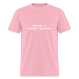 You're a super player! - Mario - Men's T-Shirt - pink