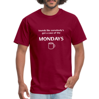 Case of the Mondays - burgundy