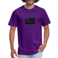 CocoaPod pod install - Programming - Men's T-Shirt - purple