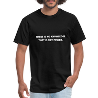 There is no knowledge that is not power - Mortal Kombat - Video Games - Men's T-Shirt - black