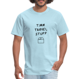 Time Travel Stuff - Rick and Morty - Men's T-Shirt - powder blue