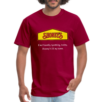 Shoney's is my home - Rick and Morty - Men's T-Shirt - dark red