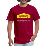 Shoney's is my home - Rick and Morty - Men's T-Shirt - dark red