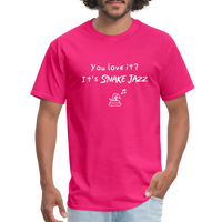 Snake Jazz - Rick and Morty - Men's T-Shirt - fuchsia