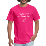 Snake Jazz - Rick and Morty - Men's T-Shirt - fuchsia