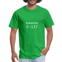 Dimension C-137 - Rick and Morty - Men's T-Shirt - bright green