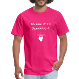 Scenario 4 - Rick and Morty - Men's T-Shirt - fuchsia