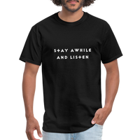Stay Awhile and Listen - Diablo - Men's T-Shirt - black