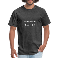 Dimension C-137 - Rick and Morty - Men's T-Shirt - heather black