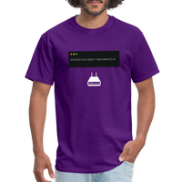 Modem init string - Programming - Men's T-Shirt - purple