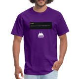 Modem init string - Programming - Men's T-Shirt - purple