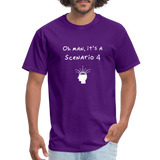 Scenario 4 - Rick and Morty - Men's T-Shirt - purple