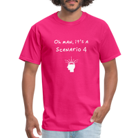 Scenario 4 - Rick and Morty - Men's T-Shirt - fuchsia