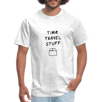 Time Travel Stuff - Rick and Morty - Men's T-Shirt - light heather gray