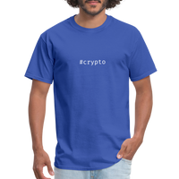 #crypto - Hashtag - Men's T-Shirt - royal blue