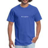 #crypto - Hashtag - Men's T-Shirt - royal blue